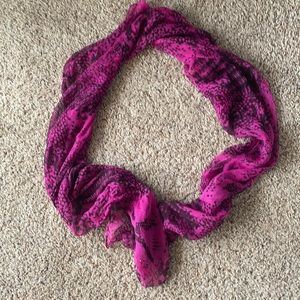Armani Exchange Sheer Purple/Black Scarf